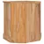 Produktbild 5 för Hörnskänk 60x45x60 cm massiv teak 
