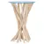 Produktbild 5 för Soffbord med glasskiva 35x35x50 cm massiv teak
