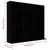 Produktbild 6 för CD-hylla svart 102x23x89,5 cm konstruerat trä