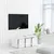 Produktbild 4 för TV-bänk vit 80x34x30 cm spånskiva
