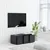 Produktbild 4 för TV-bänk grå 80x34x30 cm spånskiva