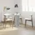 Produktbild 3 för Bistrobord betonggrå 60x60x75 cm konstruerat trä