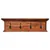 Produktbild 2 för Väggmonterad hylla med krokar 70x10x20 cm massiv teak