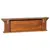 Produktbild 4 för Väggmonterad hylla med krokar 70x10x20 cm massiv teak