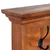 Produktbild 5 för Väggmonterad hylla med krokar 70x10x20 cm massiv teak