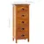 Produktbild 7 för Skänk 45x35x110 cm massiv teak