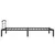 Produktbild 4 för Sängram svart metall 90x200 cm