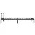 Produktbild 4 för Sängram svart metall 100x200 cm