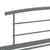 Produktbild 5 för Sängram grå metall 90x200 cm