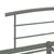Produktbild 5 för Sängram grå metall 120x200 cm