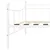Produktbild 6 för Ram till dagbädd vit metall 90x200 cm