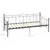 Produktbild 8 för Ram till dagbädd grå metall 90x200 cm