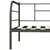 Produktbild 6 för Ram dagbädd grå metall 90x200 cm