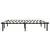 Produktbild 4 för Sängram svart metall 120x200 cm