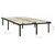 Produktbild 7 för Sängram svart metall 120x200 cm