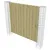 Produktbild 2 för Gabionstolpar 2 st galvaniserat stål 20x20x190 cm