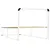 Produktbild 5 för Sängram vit metall 100x200 cm