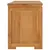 Produktbild 3 för TV-bänk 110x30x40 cm massiv teak