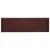 Produktbild 6 för TV-bänk klassisk brun 100x30x45 cm massiv mahogny