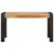 Produktbild 2 för Matbord 140x70x76 cm massivt grovt mangoträ