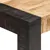 Produktbild 5 för Matbord 140x70x76 cm massivt grovt mangoträ