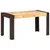 Produktbild 10 för Matbord 140x70x76 cm massivt grovt mangoträ