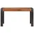 Produktbild 2 för Matbord 140x70x76 cm massivt grovt mangoträ