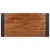 Produktbild 4 för Matbord 140x70x76 cm massivt grovt mangoträ