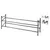 Produktbild 2 för Storage solutions Skoställ med 2 nivåer (61,5-115)x23x38 cm