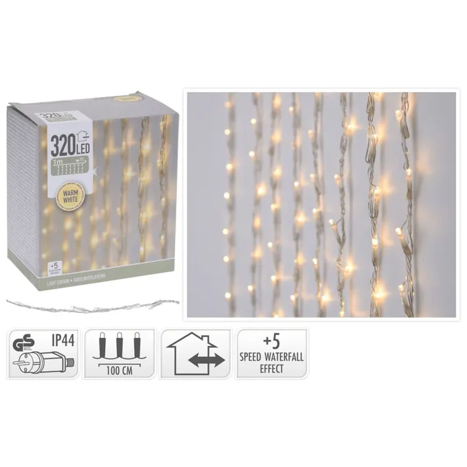 Ambiance Gardin ljusslinga med 320 LED