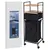 Produktbild 2 för Bathroom Solutions Förvaringshylla 2 hyllor och tvättkorg bambu 109 cm