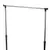 Produktbild 3 för Storage solutions Klädställ med hjul justerbar 80x42x(90-165) cm