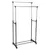 Produktbild 2 för Storage solutions Klädställ med hjul justerbart 80x42x(90-160) cm