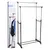 Produktbild 6 för Storage solutions Klädställ med hjul justerbart 80x42x(90-160) cm