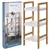 Produktbild 3 för Bathroom Solutions Förvaringshylla med 3 hyllor MDF och bambu