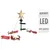 Produktbild 2 för Ambiance Julgransstjärna med tomte LED