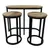 Produktbild 4 för HSM Collection Sidobord set 3 delar