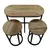 Produktbild 6 för HSM Collection Sidobord set 3 delar