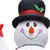 Produktbild 6 för Uppblåsbar snögubbe med LED IP44 600 cm XXL