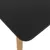 Produktbild 3 för Matbord svart 80x80x75 cm metall