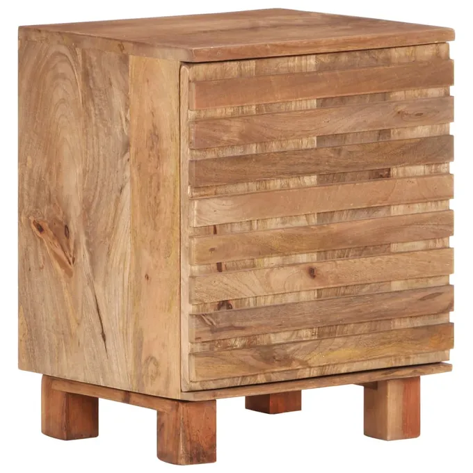 Sängbord 40x35x51 cm massivt mangoträ