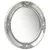 Produktbild 2 för Väggspegel barockstil 50 cm silver