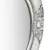Produktbild 3 för Väggspegel barockstil 50 cm silver