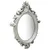 Produktbild 2 för Väggspegel slottsstil 56x76 cm silver