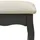 Sminkbord med pall grå 80x69x141 cm paulowniaträ