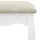 Sminkbord med pall vit 100x40x146 cm kejsarträ
