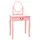 Sminkbord med pall rosa 65x36x128 cm kejsarträ MDF
