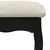 Produktbild 9 för Sminkbord med pall svart 65x36x128 cm kejsarträ MDF
