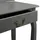 Sminkbord med pall grå 65x36x128 cm kejsarträ MDF