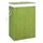 Tvättkorg bambu med 1 sektion grön